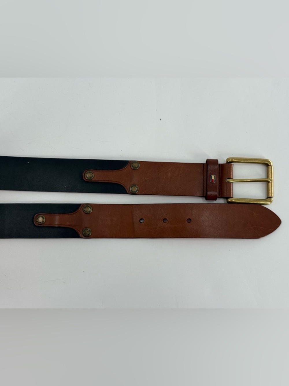 Tommy Hilfiger 2 Tone‎  Leather Belt L